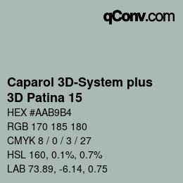 Farbcode: Caparol 3D-System plus - 3D Patina 15 | qconv.com