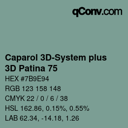 Farbcode: Caparol 3D-System plus - 3D Patina 75 | qconv.com
