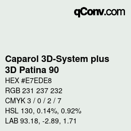 Farbcode: Caparol 3D-System plus - 3D Patina 90 | qconv.com