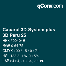 Farbcode: Caparol 3D-System plus - 3D Peru 25 | qconv.com