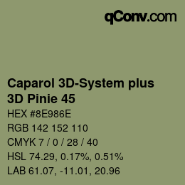 カラーコード: Caparol 3D-System plus - 3D Pinie 45 | qconv.com