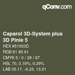 Farbcode: Caparol 3D-System plus - 3D Pinie 5 | qconv.com