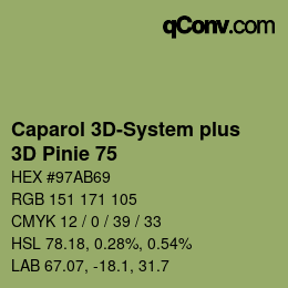 Farbcode: Caparol 3D-System plus - 3D Pinie 75 | qconv.com