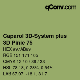 カラーコード: Caparol 3D-System plus - 3D Pinie 75 | qconv.com