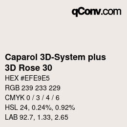 カラーコード: Caparol 3D-System plus - 3D Rose 30 | qconv.com