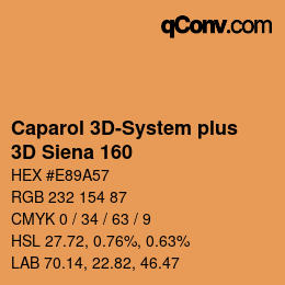 Código de color: Caparol 3D-System plus - 3D Siena 160 | qconv.com