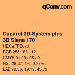 Farbcode: Caparol 3D-System plus - 3D Siena 170 | qconv.com