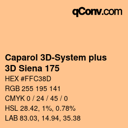 Farbcode: Caparol 3D-System plus - 3D Siena 175 | qconv.com