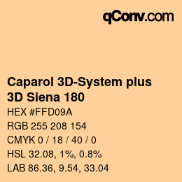 Farbcode: Caparol 3D-System plus - 3D Siena 180 | qconv.com