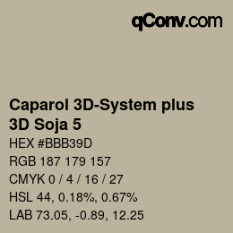Color code: Caparol 3D-System plus - 3D Soja 5 | qconv.com