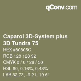 Farbcode: Caparol 3D-System plus - 3D Tundra 75 | qconv.com