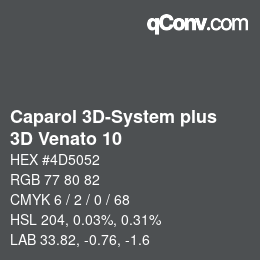 カラーコード: Caparol 3D-System plus - 3D Venato 10 | qconv.com