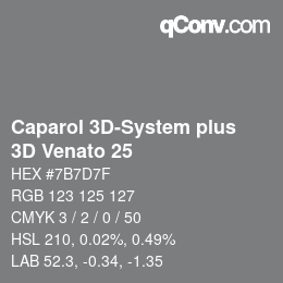 カラーコード: Caparol 3D-System plus - 3D Venato 25 | qconv.com