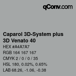 カラーコード: Caparol 3D-System plus - 3D Venato 40 | qconv.com