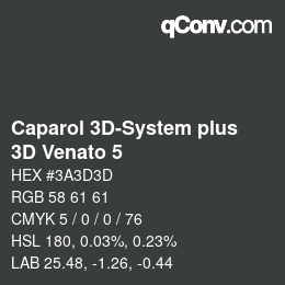 カラーコード: Caparol 3D-System plus - 3D Venato 5 | qconv.com