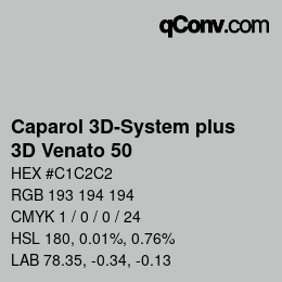 Código de color: Caparol 3D-System plus - 3D Venato 50 | qconv.com