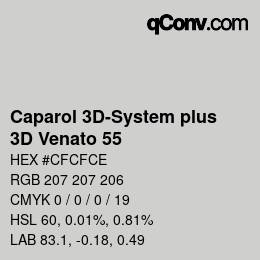 カラーコード: Caparol 3D-System plus - 3D Venato 55 | qconv.com