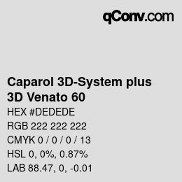 Farbcode: Caparol 3D-System plus - 3D Venato 60 | qconv.com