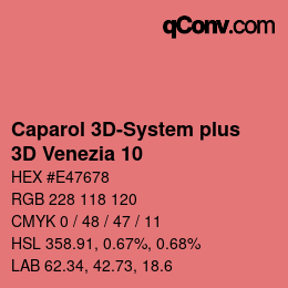 Color code: Caparol 3D-System plus - 3D Venezia 10 | qconv.com