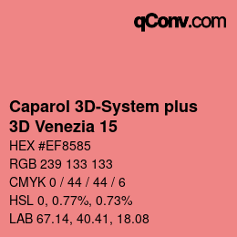 カラーコード: Caparol 3D-System plus - 3D Venezia 15 | qconv.com