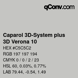 Farbcode: Caparol 3D-System plus - 3D Verona 10 | qconv.com