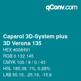Farbcode: Caparol 3D-System plus - 3D Verona 135 | qconv.com
