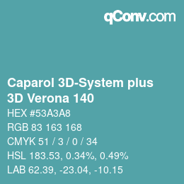 Color code: Caparol 3D-System plus - 3D Verona 140 | qconv.com