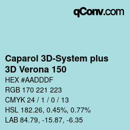 Farbcode: Caparol 3D-System plus - 3D Verona 150 | qconv.com