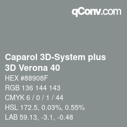 カラーコード: Caparol 3D-System plus - 3D Verona 40 | qconv.com