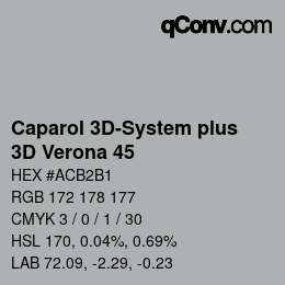 カラーコード: Caparol 3D-System plus - 3D Verona 45 | qconv.com