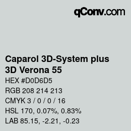 Farbcode: Caparol 3D-System plus - 3D Verona 55 | qconv.com