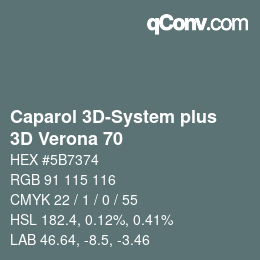 Color code: Caparol 3D-System plus - 3D Verona 70 | qconv.com