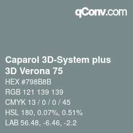 Color code: Caparol 3D-System plus - 3D Verona 75 | qconv.com