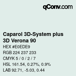 Farbcode: Caparol 3D-System plus - 3D Verona 90 | qconv.com