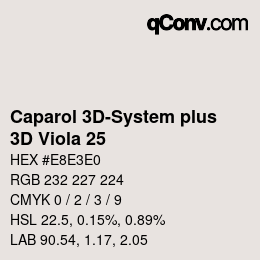 カラーコード: Caparol 3D-System plus - 3D Viola 25 | qconv.com
