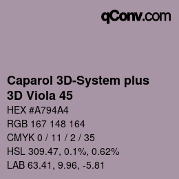 Farbcode: Caparol 3D-System plus - 3D Viola 45 | qconv.com