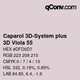 カラーコード: Caparol 3D-System plus - 3D Viola 55 | qconv.com