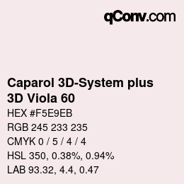 Farbcode: Caparol 3D-System plus - 3D Viola 60 | qconv.com