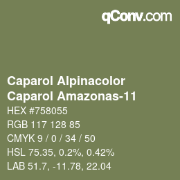 Código de color: Caparol Alpinacolor - Caparol Amazonas-11 | qconv.com