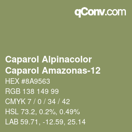 Farbcode: Caparol Alpinacolor - Caparol Amazonas-12 | qconv.com