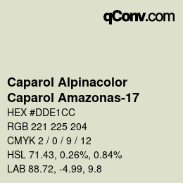 颜色代码: Caparol Alpinacolor - Caparol Amazonas-17 | qconv.com