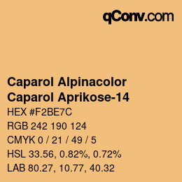 Farbcode: Caparol Alpinacolor - Caparol Aprikose-14 | qconv.com