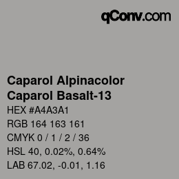 カラーコード: Caparol Alpinacolor - Caparol Basalt-13 | qconv.com