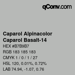 Código de color: Caparol Alpinacolor - Caparol Basalt-14 | qconv.com