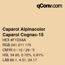 Farbcode: Caparol Alpinacolor - Caparol Cognac-15 | qconv.com