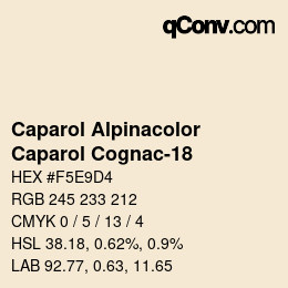 Farbcode: Caparol Alpinacolor - Caparol Cognac-18 | qconv.com