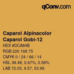 颜色代码: Caparol Alpinacolor - Caparol Gobi-12 | qconv.com