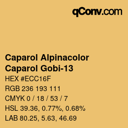 Código de color: Caparol Alpinacolor - Caparol Gobi-13 | qconv.com