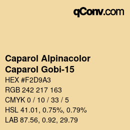 Código de color: Caparol Alpinacolor - Caparol Gobi-15 | qconv.com