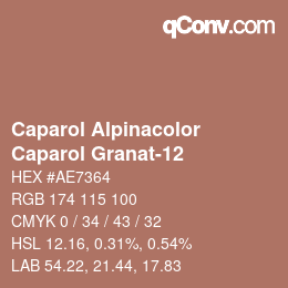 カラーコード: Caparol Alpinacolor - Caparol Granat-12 | qconv.com